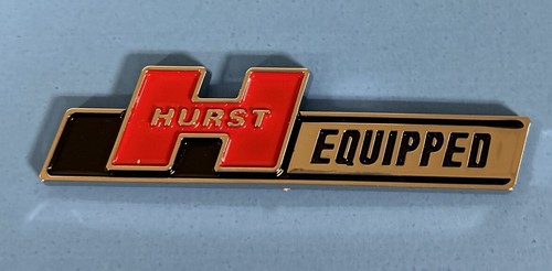 Hurst equipped badge - badge,
